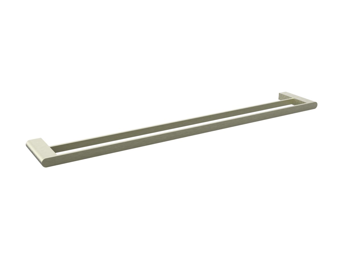 reece Mizu Soothe Double Towel Rail 750mm Brushed Nickel