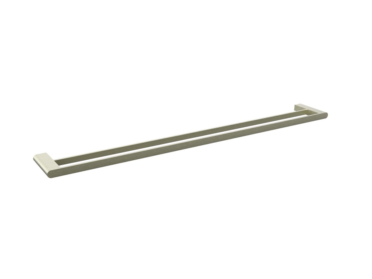 reece Mizu Soothe Double Towel Rail 900mm Brushed Nickel