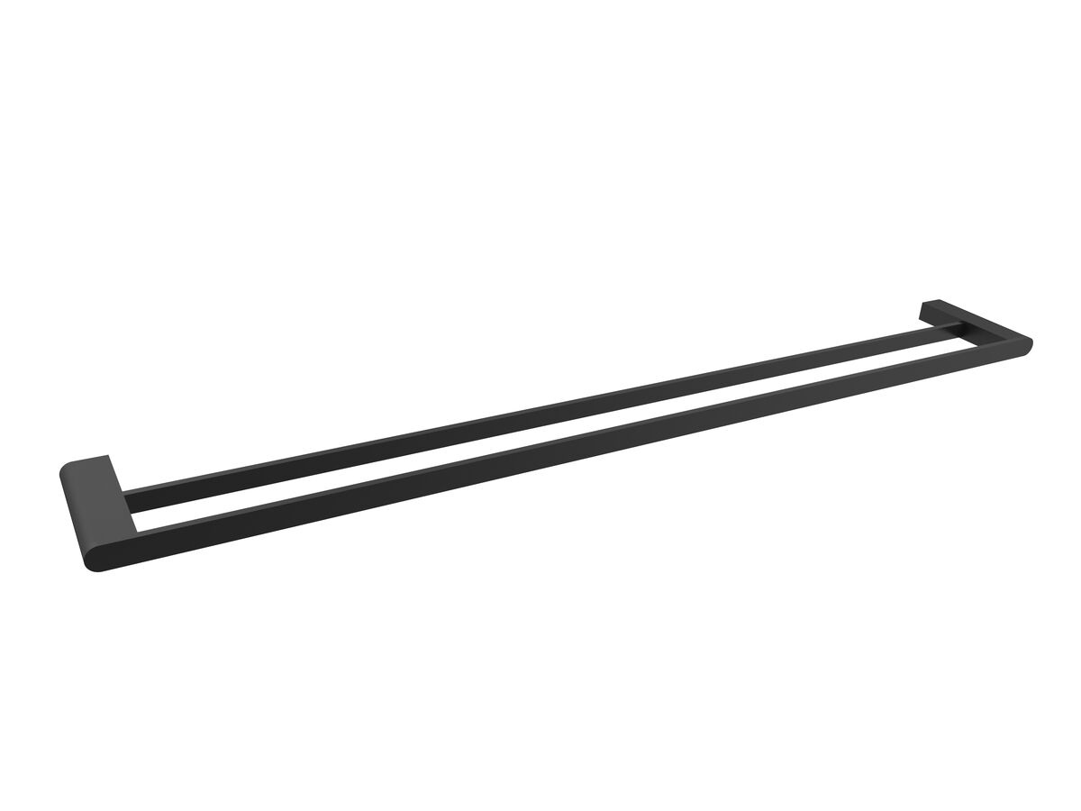 reece Mizu Soothe Double Towel Rail 900mm Matte Black