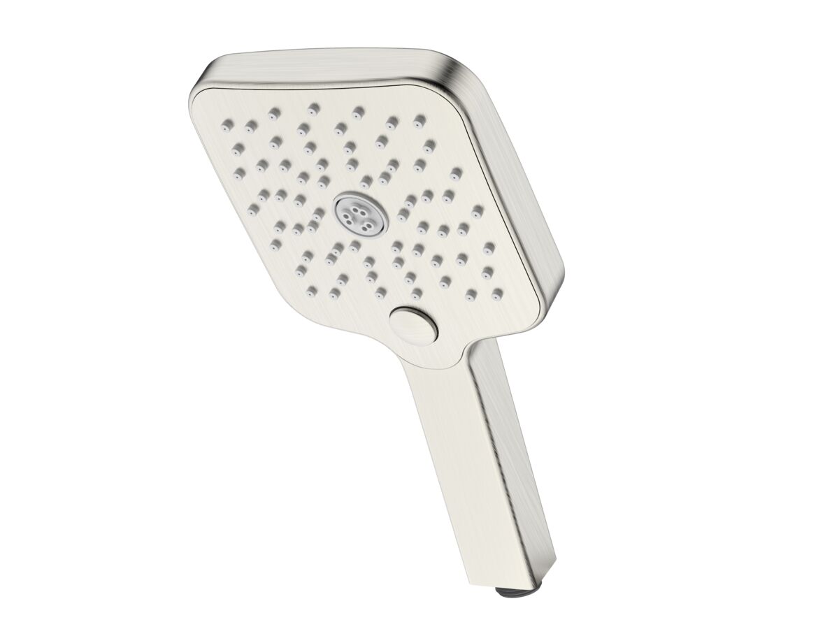 reece Mizu Soothe Handpiece Only 3 Function Brushed Nickel (5 Star)