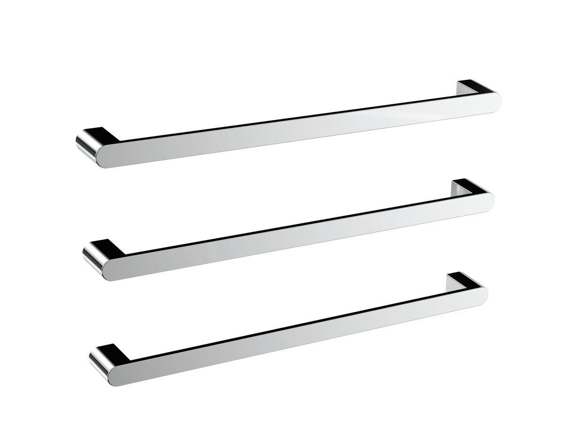 reece Mizu Soothe Heated Towel Rail 630mm (Triple Pack) Polished Stainless Steel