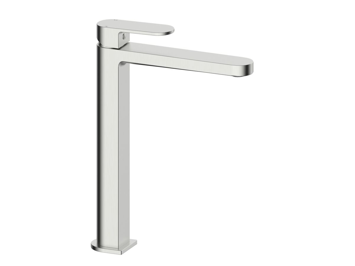 reece Mizu Soothe MK2 Extended Basin Mixer Brushed Nickel (6 Star) Lead Free