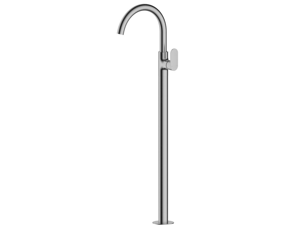 reece Mizu Soothe MK2 Floor Mounted Bath Mixer Kit Brushed Gunmetal