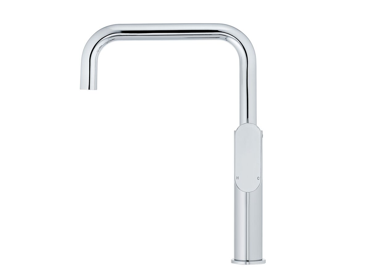 Reece Mizu Soothe MK2 Gooseneck Sink Mixer Tap Square Chrome (5 Star) Lead Free