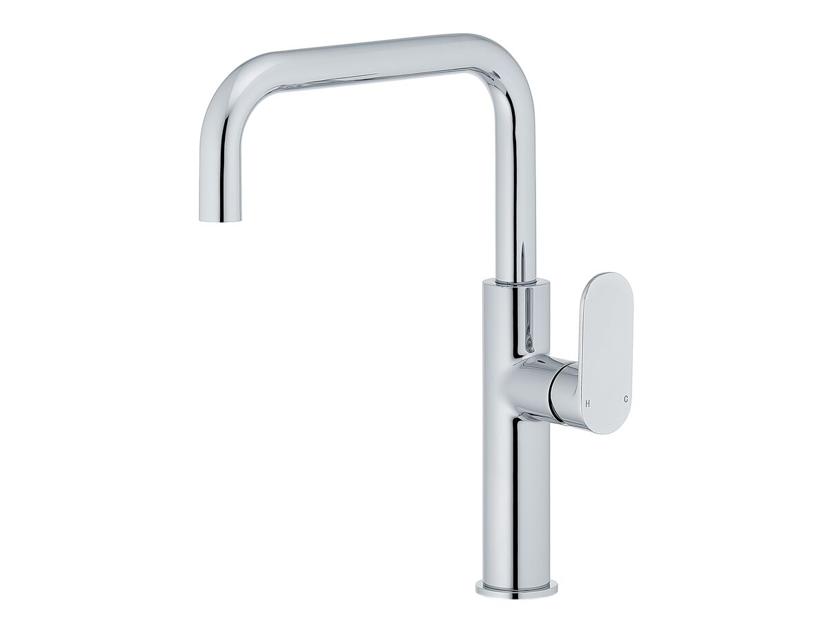 reece Mizu Soothe MK2 Gooseneck Sink Mixer Tap Square Chrome (5 Star) Lead Free