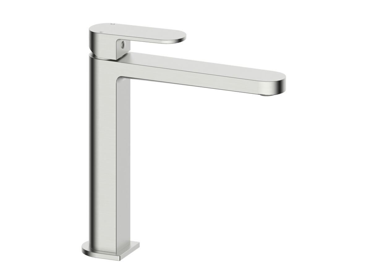 reece Mizu Soothe MK2 Medium Height Basin Mixer Brushed Nickel (6 Star) Lead Free