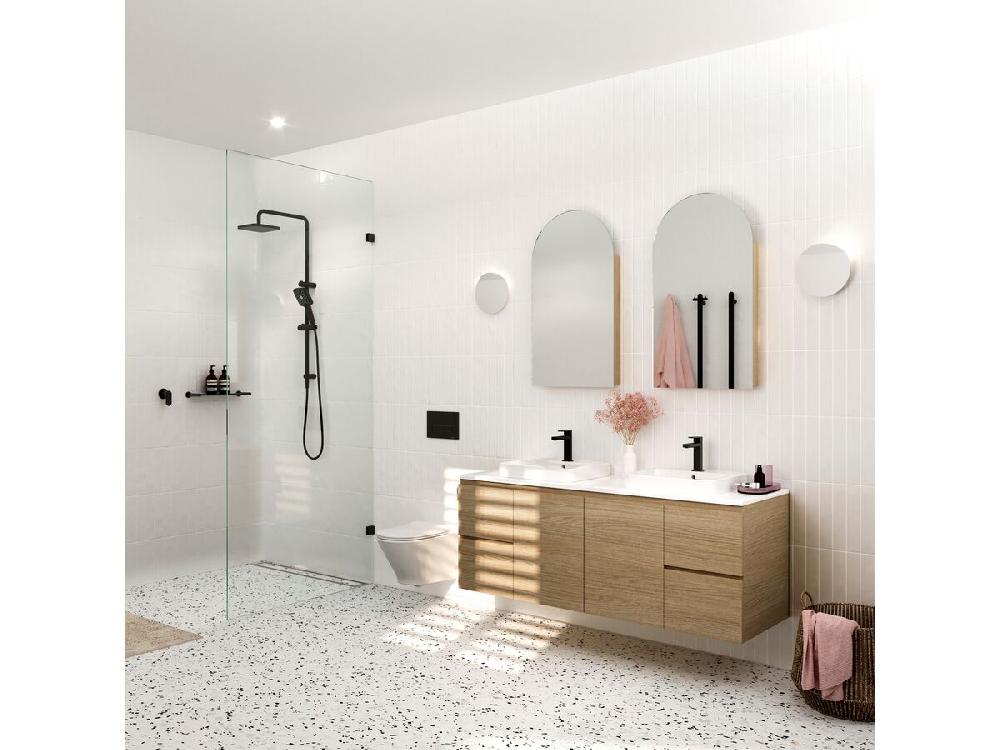 Reece Mizu Soothe MK2 Shower Mixer Kit Matte Black Lead Free