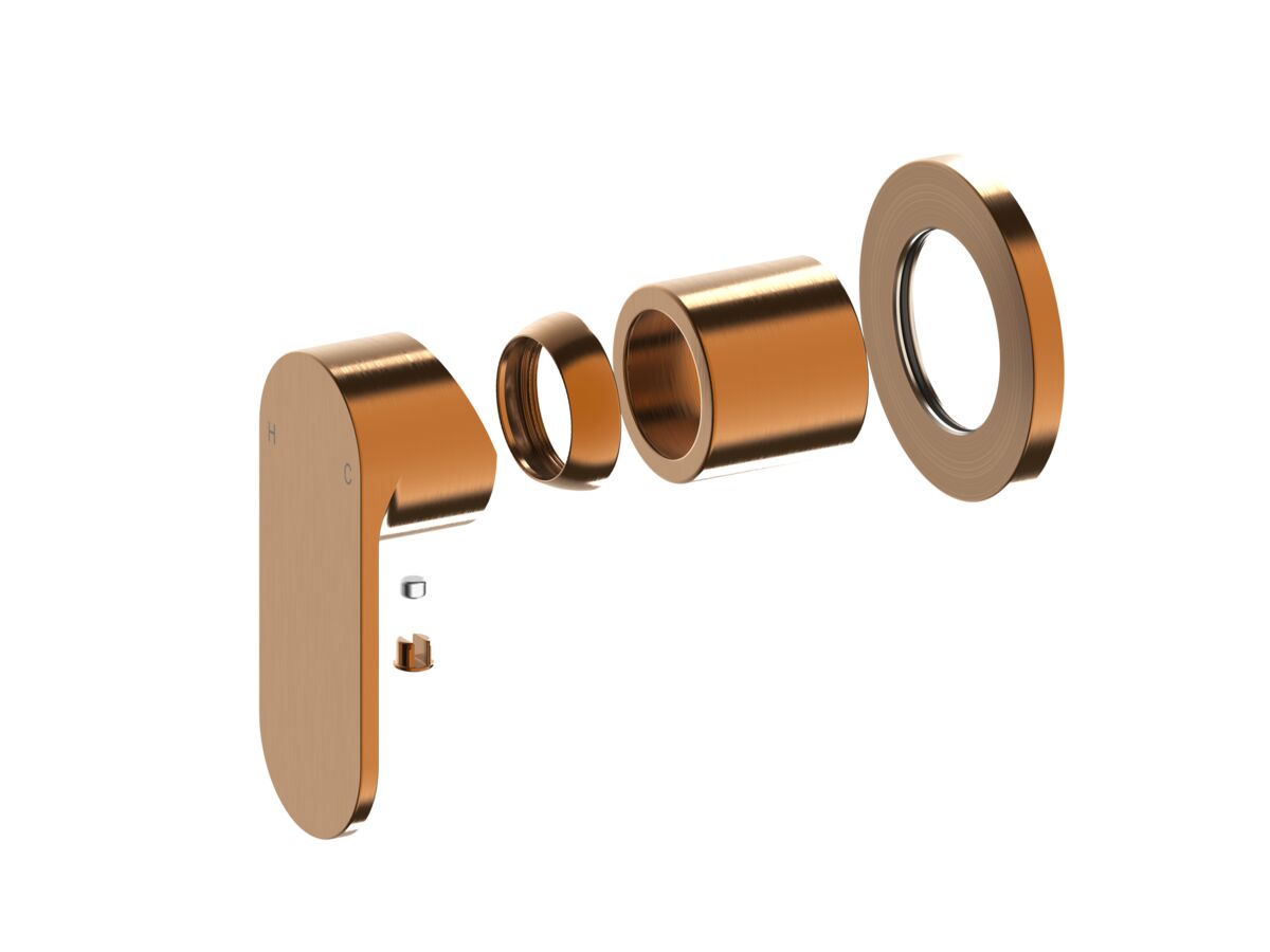 reece Mizu Soothe MK2 Shower Mixer Trimset Brushed Bronze Lead Free