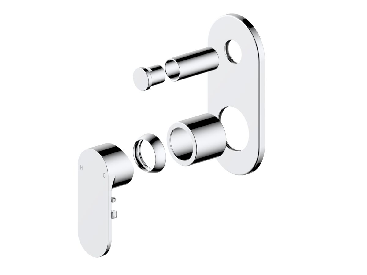 reece Mizu Soothe MK2 Shower Mixer with Diverter Trimset Chrome