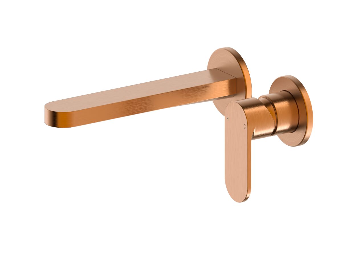 reece Mizu Soothe MK2 Wall Basin/Bath Mixer Set 2 Piece Kit Brushed Bronze (6 Star) Lead Free