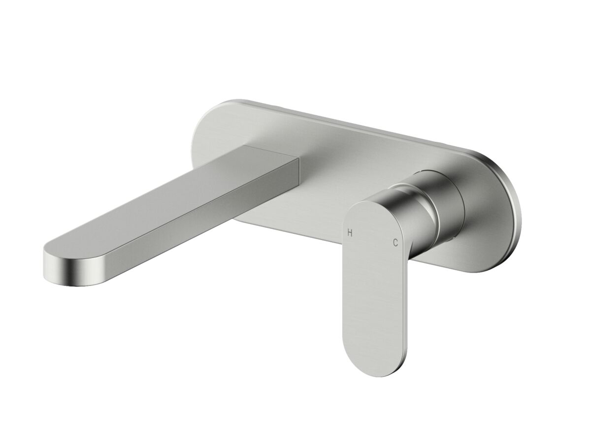 reece Mizu Soothe MK2 Wall Basin/Bath Mixer Set Kit Brushed Nickel (6 Star) Lead Free