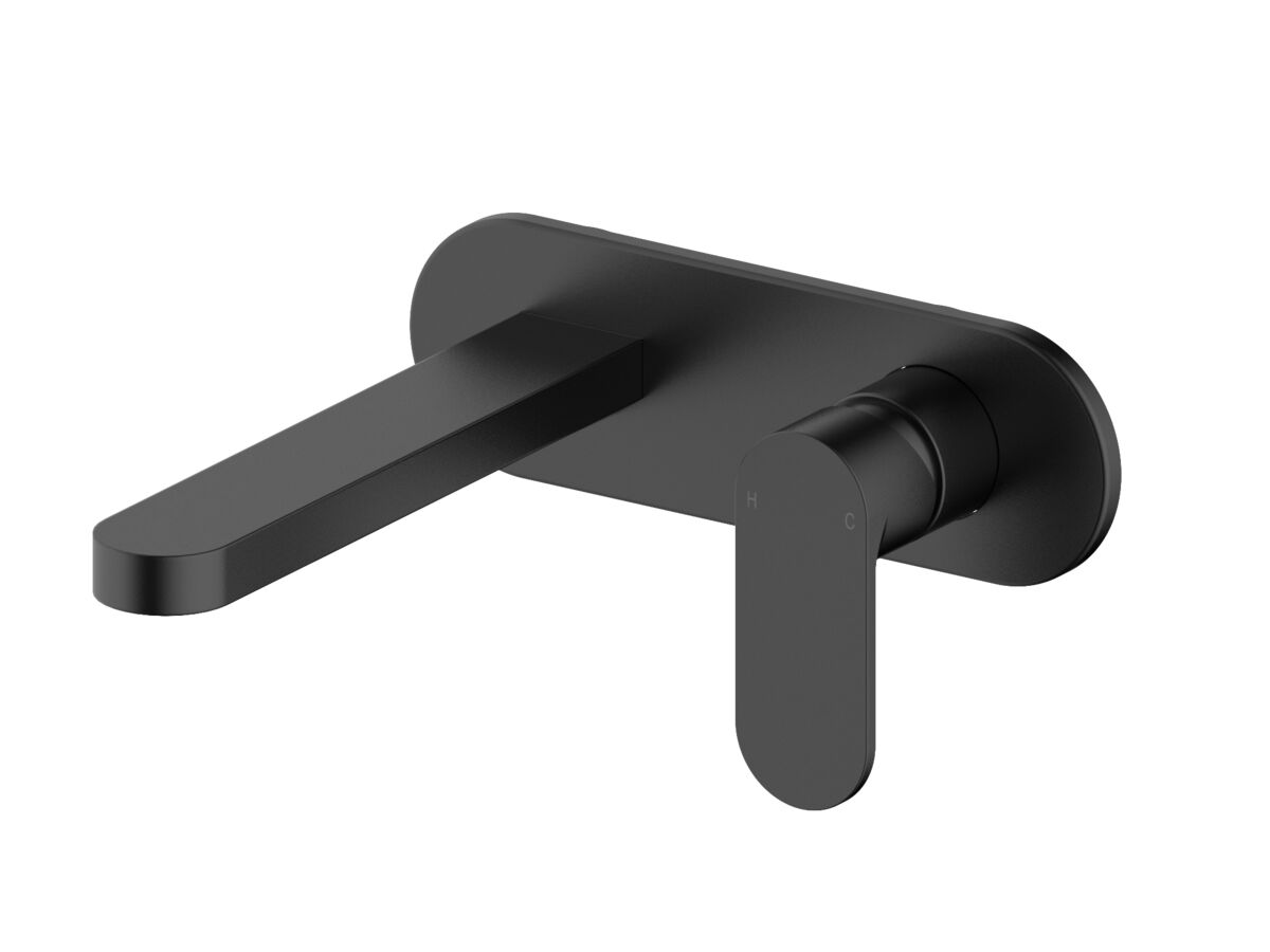 reece Mizu Soothe MK2 Wall Basin/Bath Mixer Set Kit Matte Black (6 Star) Lead Free