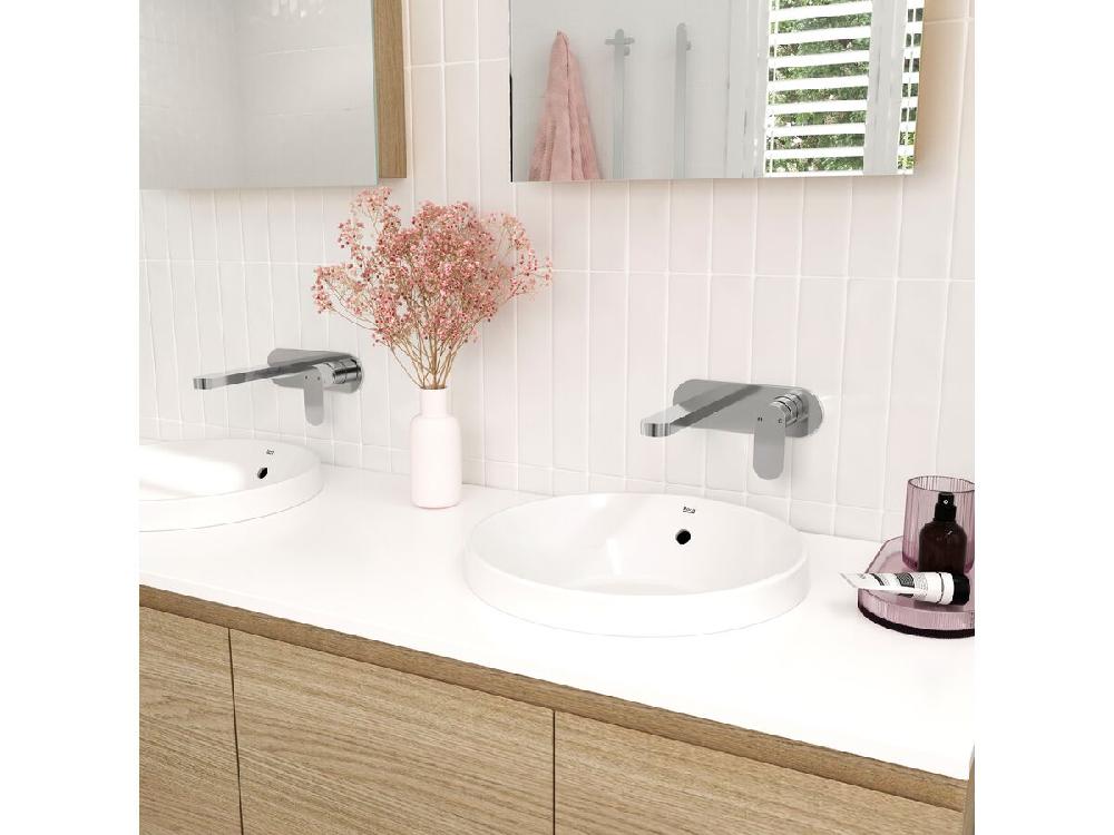 Reece Mizu Soothe MK2 Wall Basin/Bath Mixer Set Trimset Chrome (6 Star) Lead Free