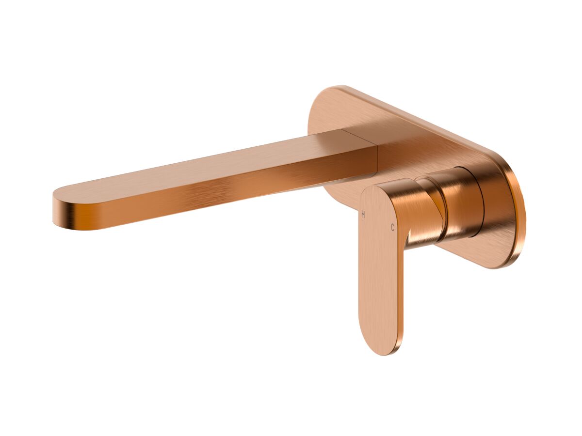 Reece Mizu Soothe MK2 Wall Basin/Bath Mixer Set Trimset Brushed Bronze (6 Star) Lead Free