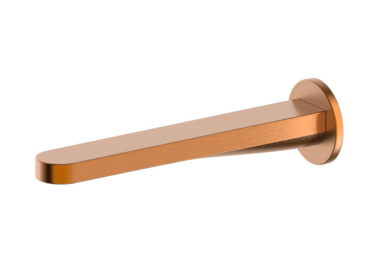 reece Mizu Soothe MK2 Wall Basin/Bath Outlet 250mm Brushed Bronze (6 Star) Lead Free