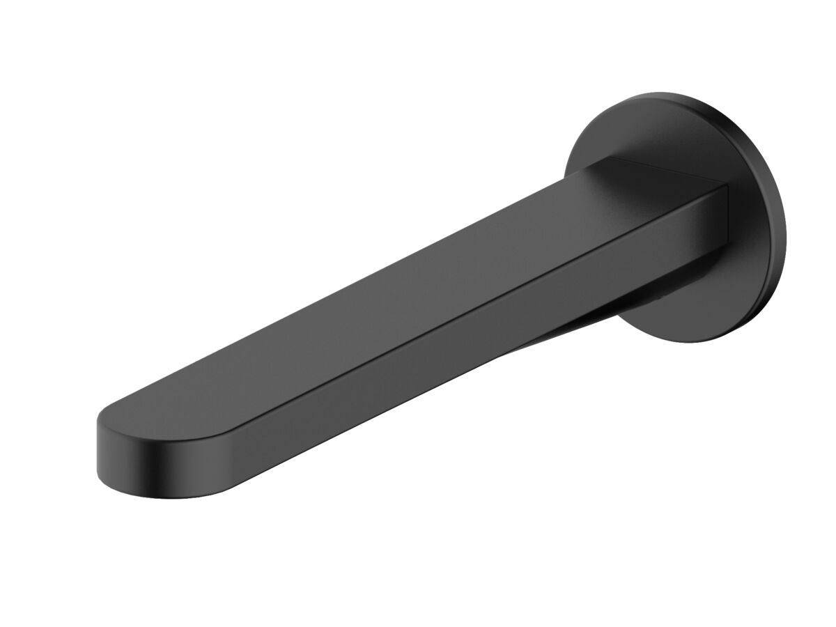 reece Mizu Soothe MK2 Wall Basin/Bath Outlet 250mm Matte Black (6 Star) Lead Free
