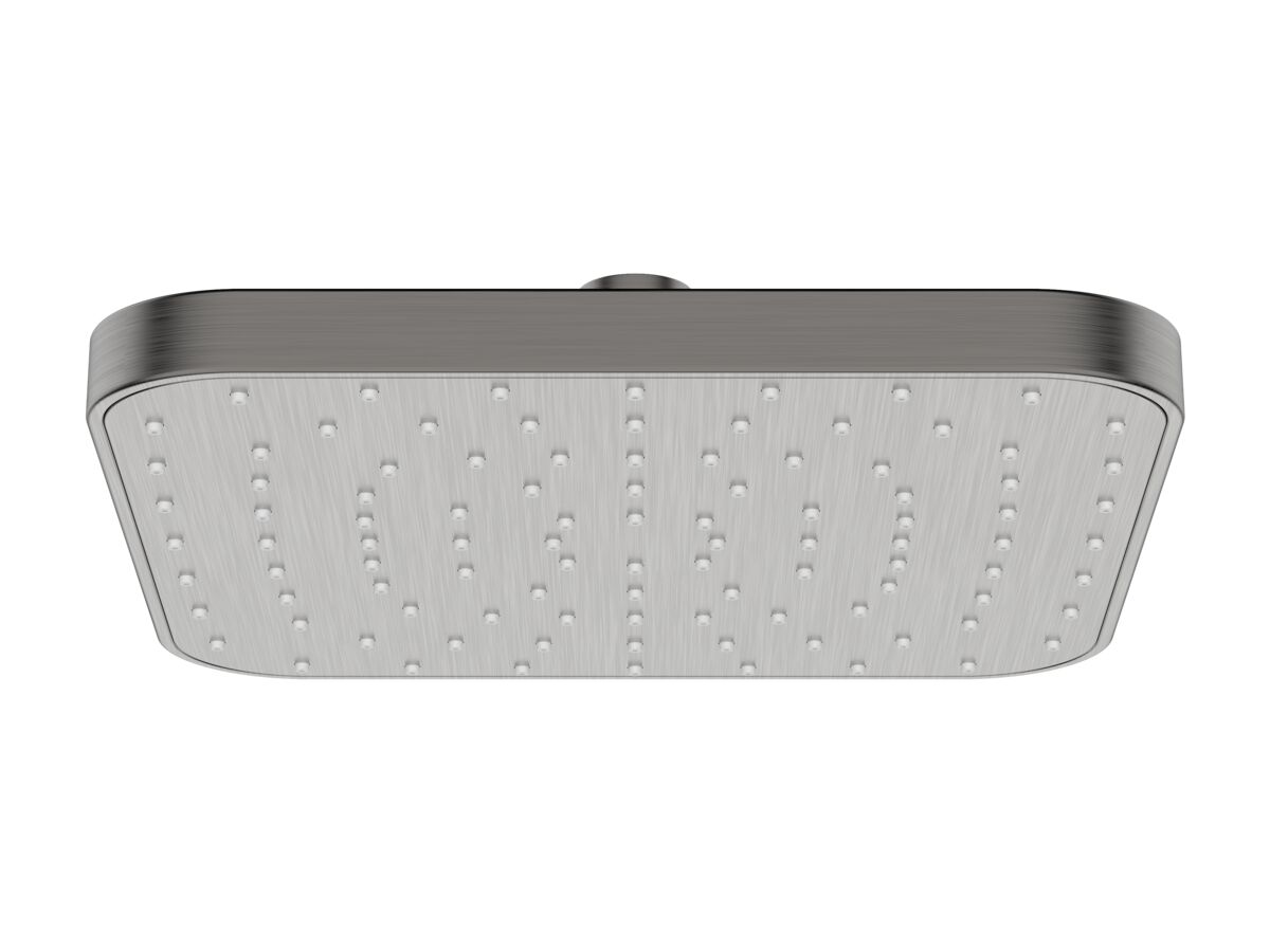reece Mizu Soothe Overhead Shower 200mm Brushed Gunmetal (5 Star)