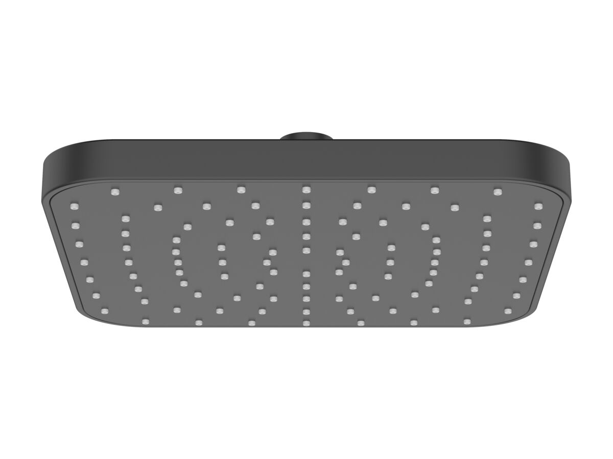 reece Mizu Soothe Overhead Shower 200mm Matte Black (5 Star)