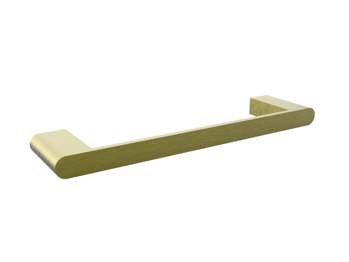 reece Mizu Soothe Single Towel Rail 300mm Brushed Brass