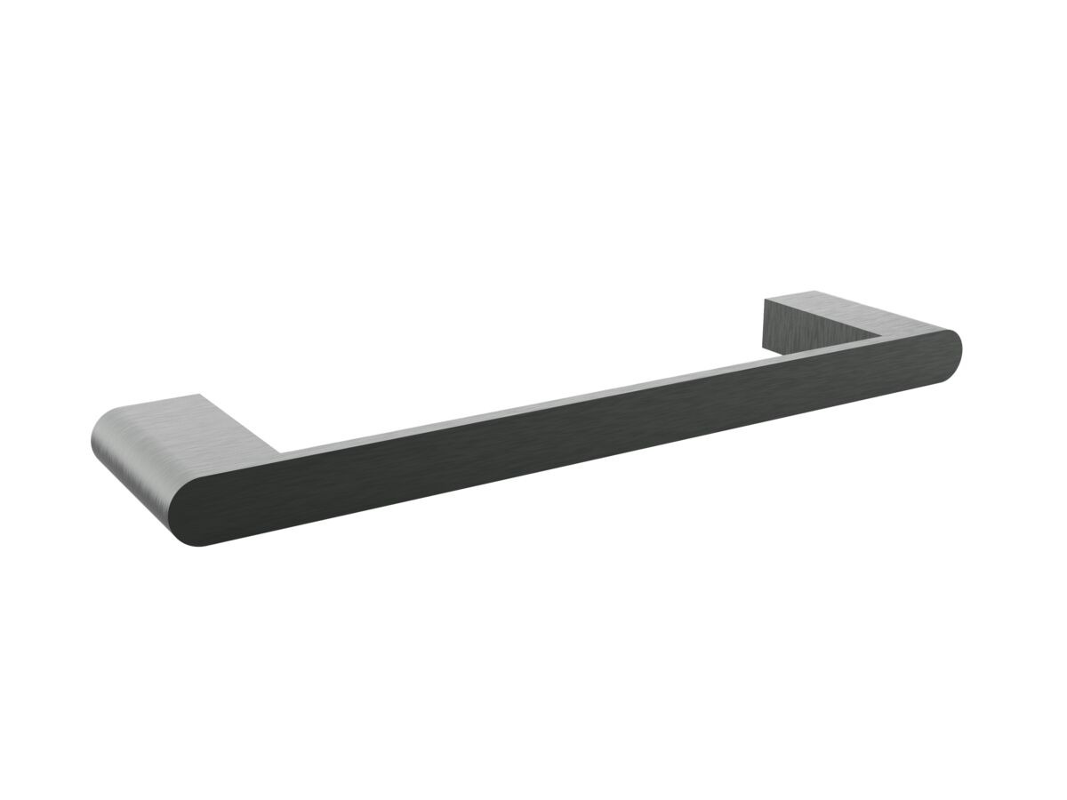 reece Mizu Soothe Single Towel Rail 300mm Brushed Gunmetal