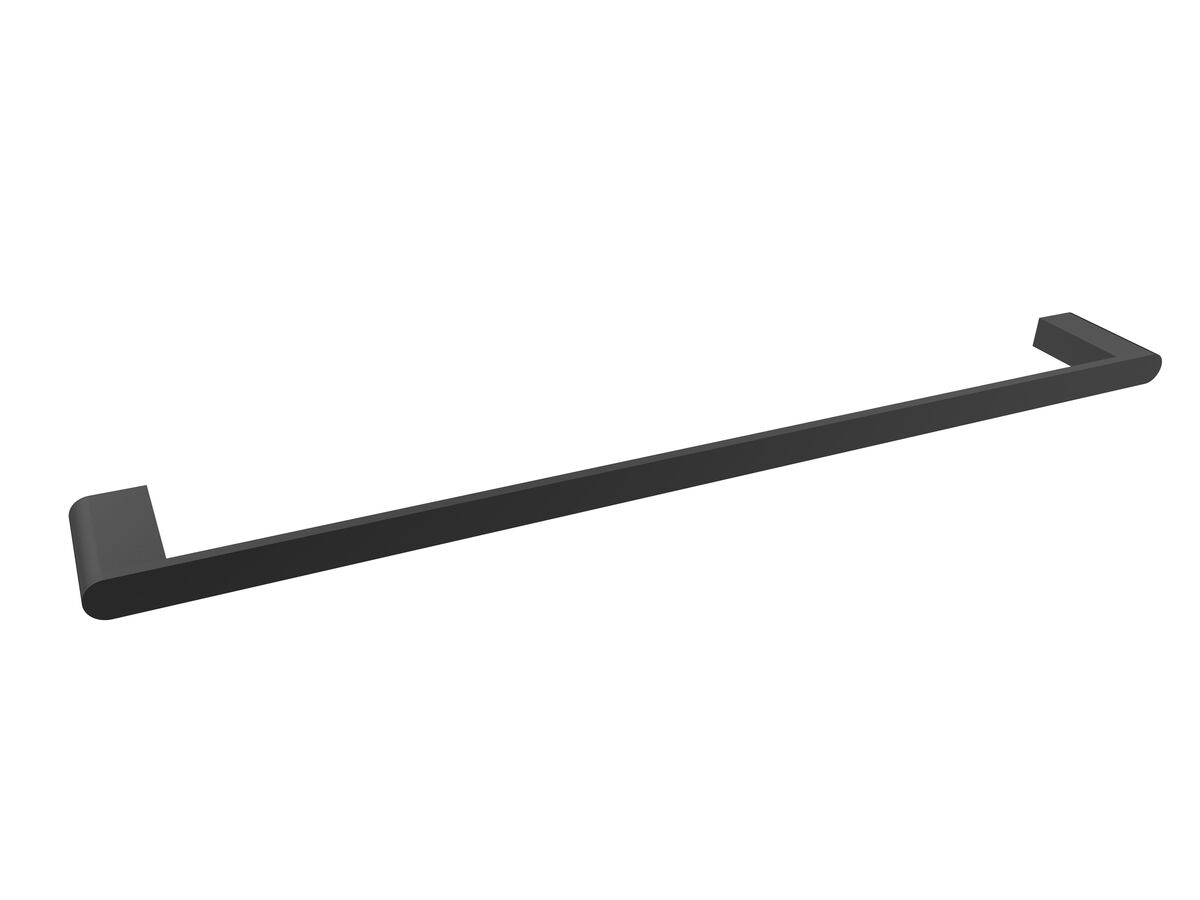 reece Mizu Soothe Single Towel Rail 600mm Matte Black