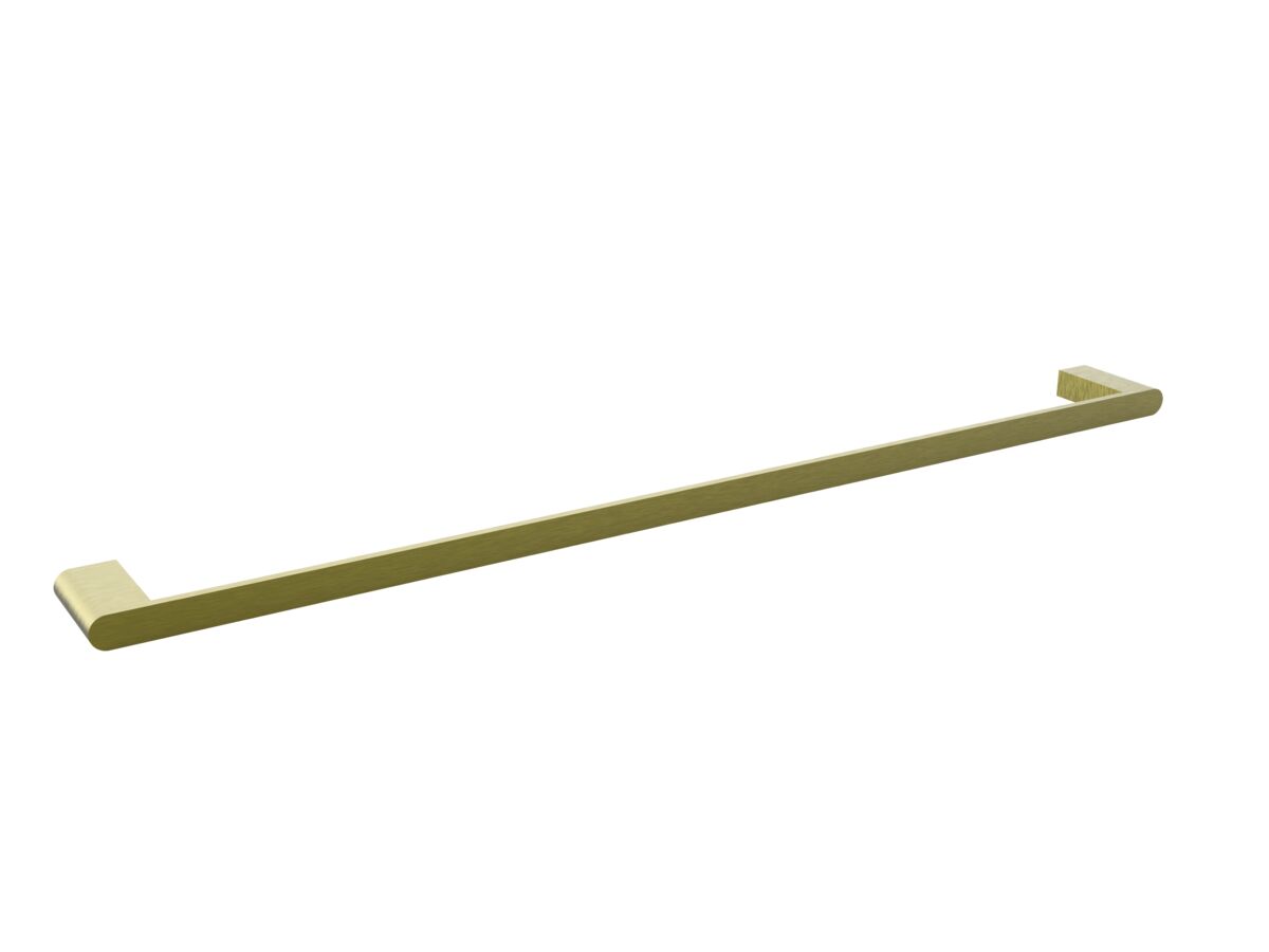 reece Mizu Soothe Single Towel Rail 750mm Brushed Brass