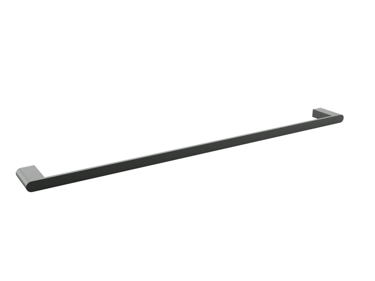 reece Mizu Soothe Single Towel Rail 750mm Brushed Gunmetal