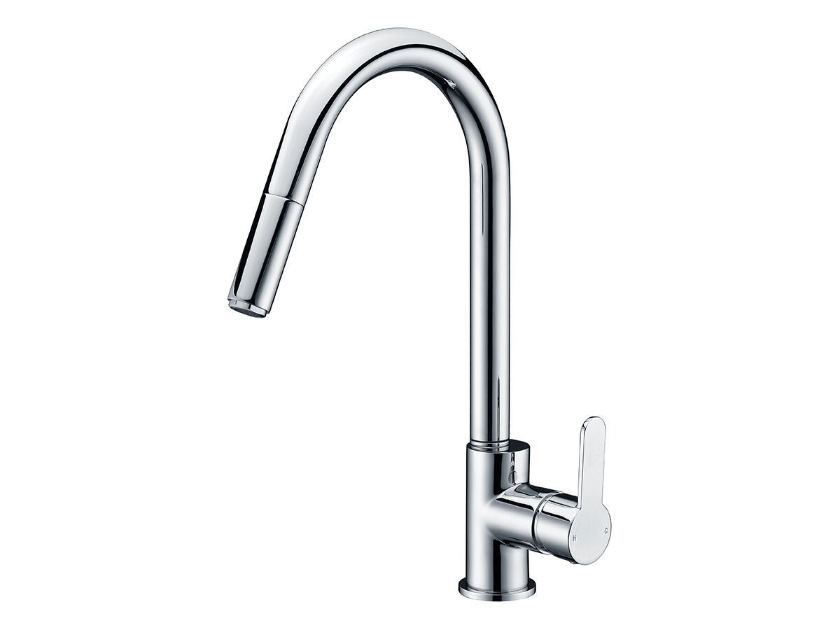 reece Mizu Soothe Sink Mixer Tap with Pullout Spray Chrome (4 Star)