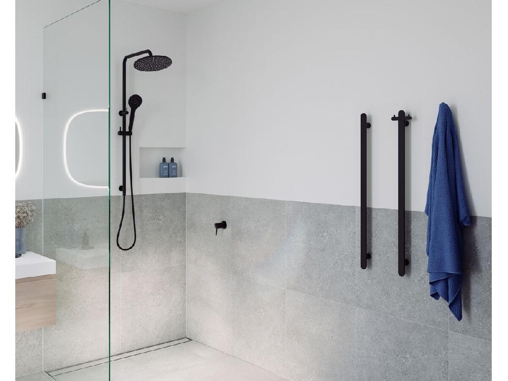 Reece Mizu Soothe Vertical Double Robe Hook Matte Black