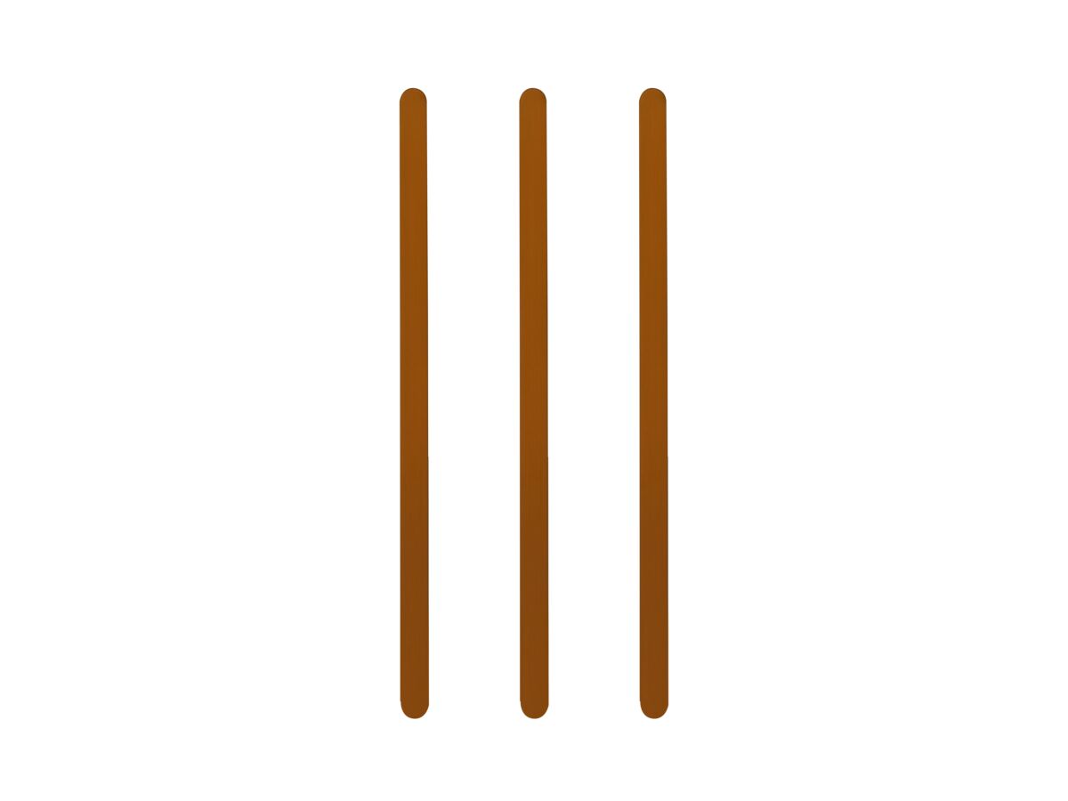 Reece Mizu Soothe Vertical Heated Towel Rail (Triple Pack) Brushed Bronze
