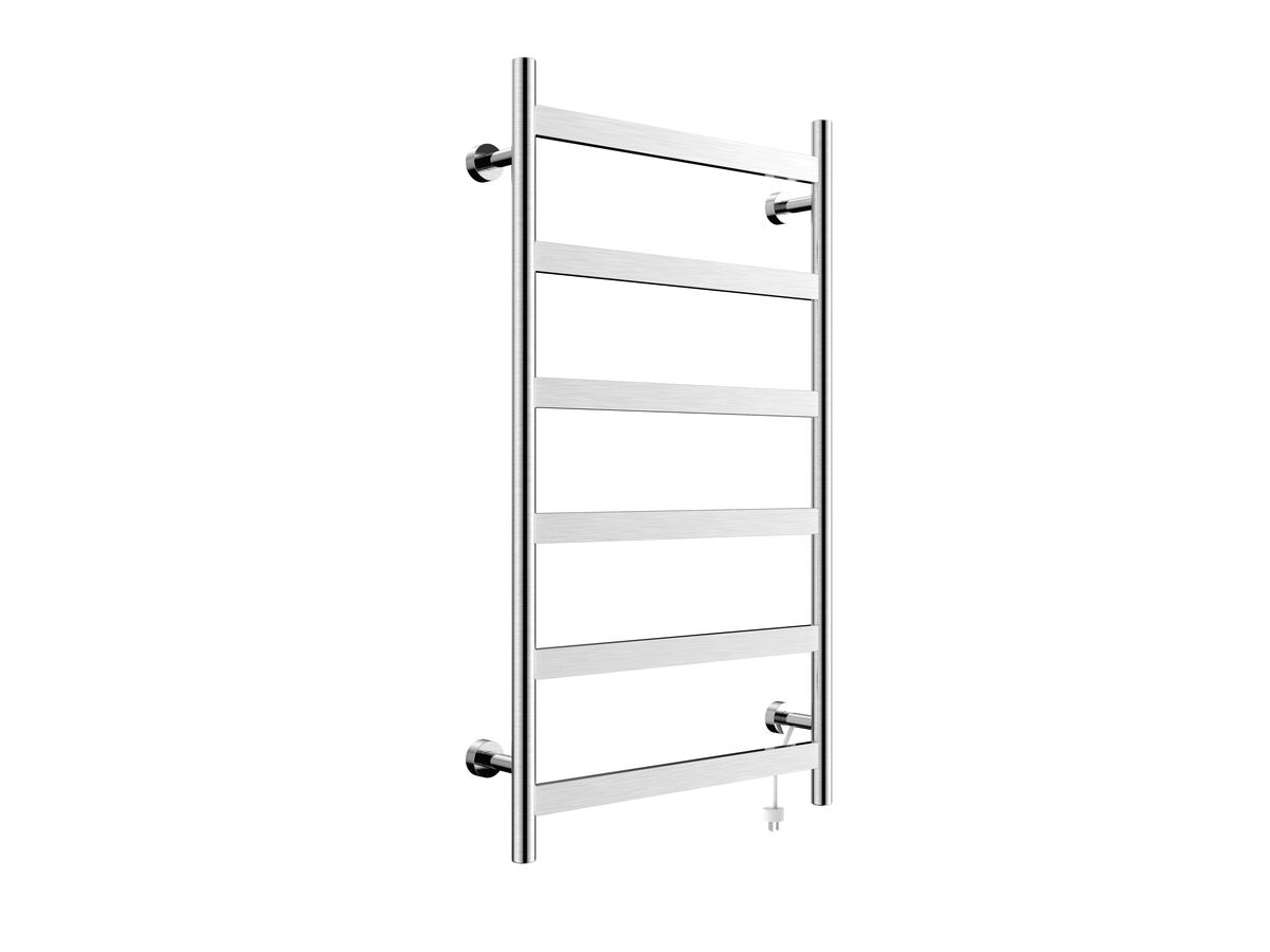 Reece Mizu Stream Heated Towel Rail 600 X 1050mm Brushed Stainless Steel