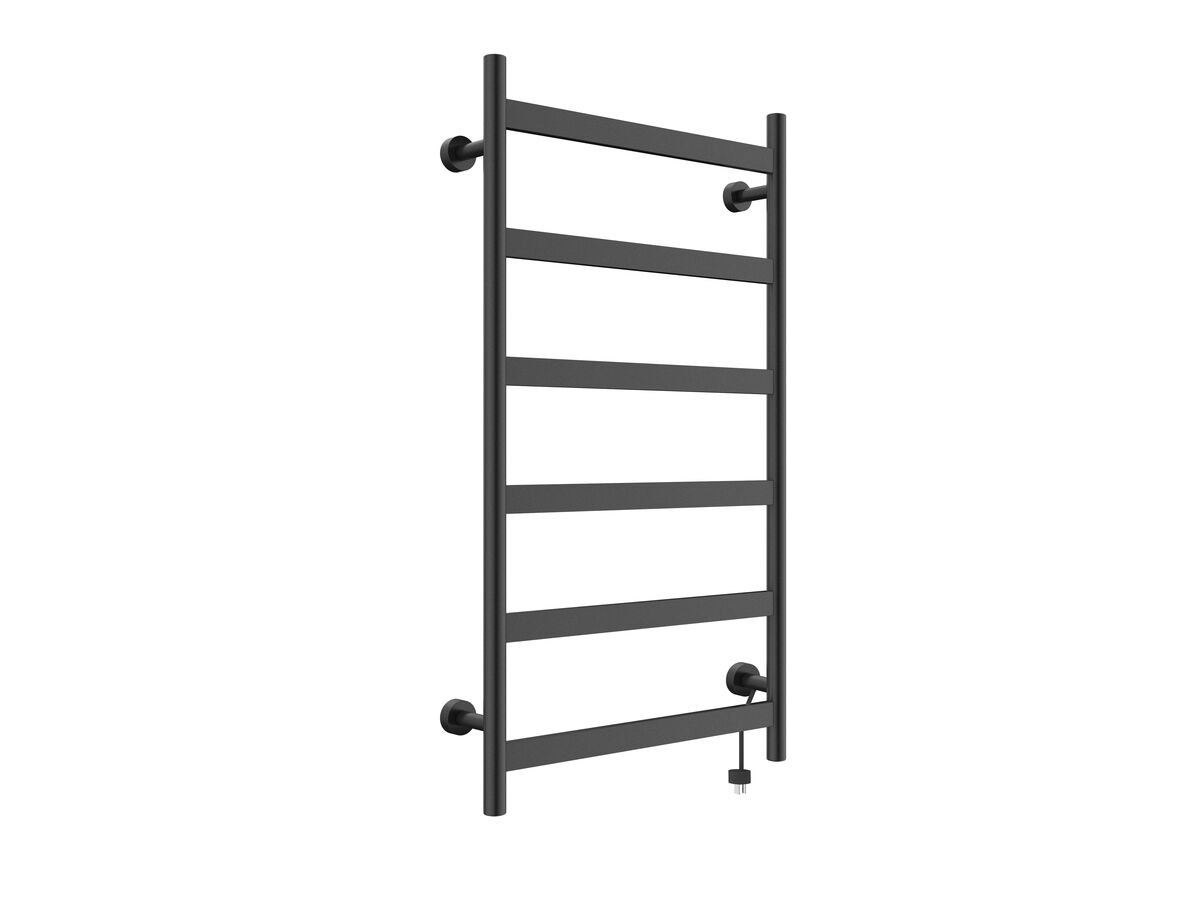 Reece Mizu Stream Heated Towel Rail 600 X 1050mm Matte Black