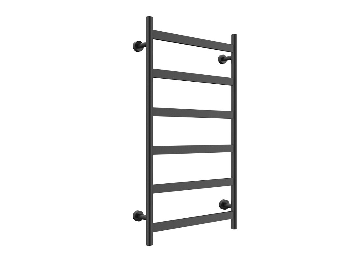 reece Mizu Stream Heated Towel Rail 600 x 1050mm Matte Black