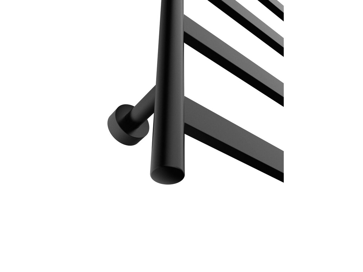 Reece Mizu Stream Heated Towel Rail 600 X 450mm Matte Black