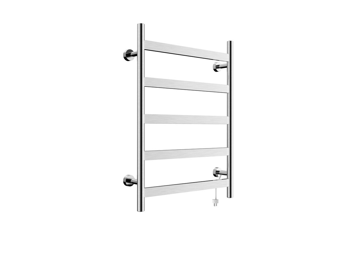 Reece Mizu Stream Heated Towel Rail 600 X 800mm Brushed Stainless Steel