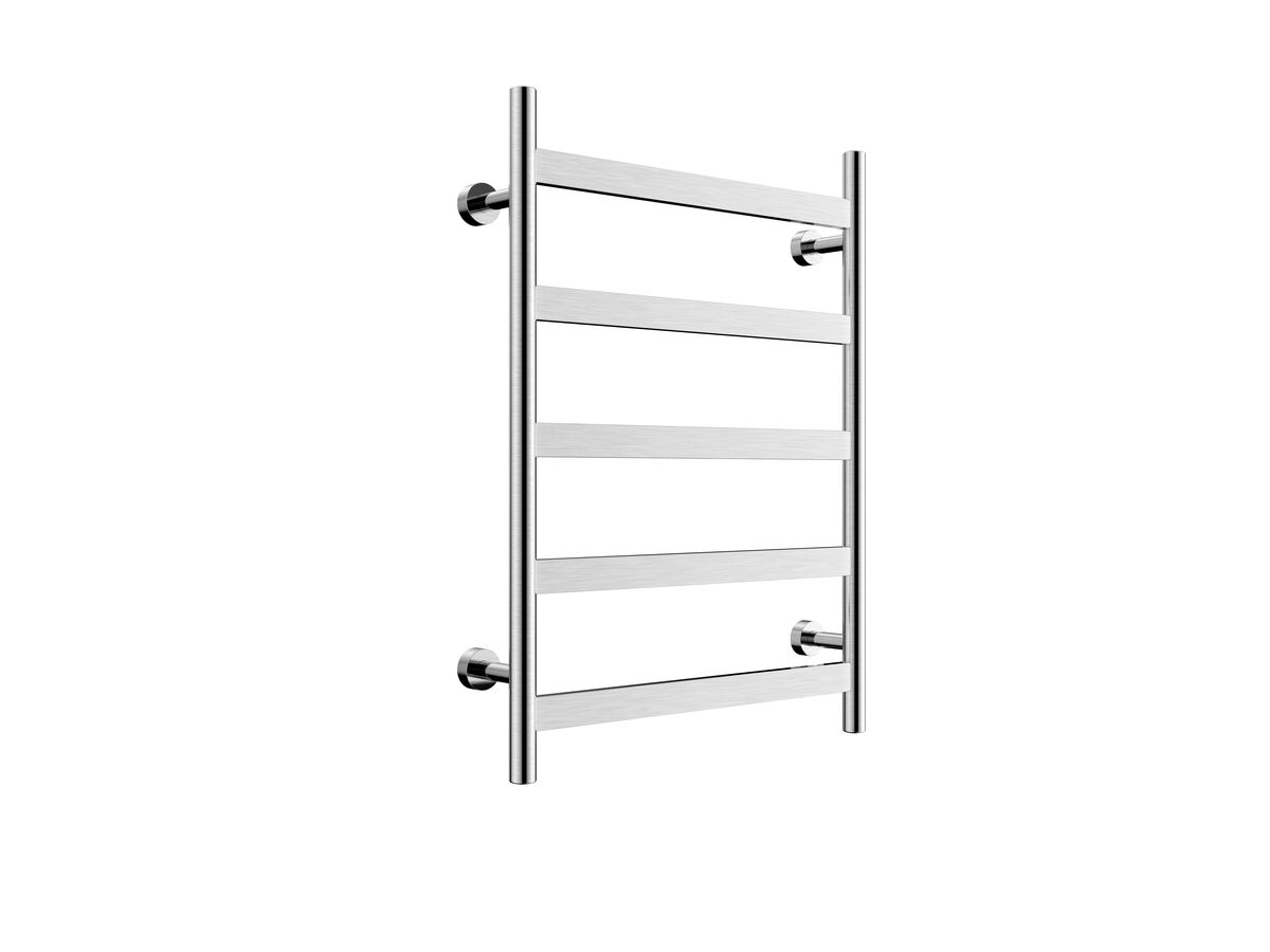 reece Mizu Stream Heated Towel Rail 600 x 800mm Brushed Stainless Steel