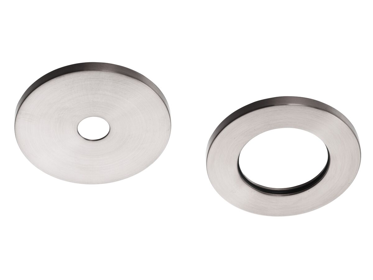 reece Mizu Stream Wall Mixer Cover Plates Only 2-Piece Brushed Nickel