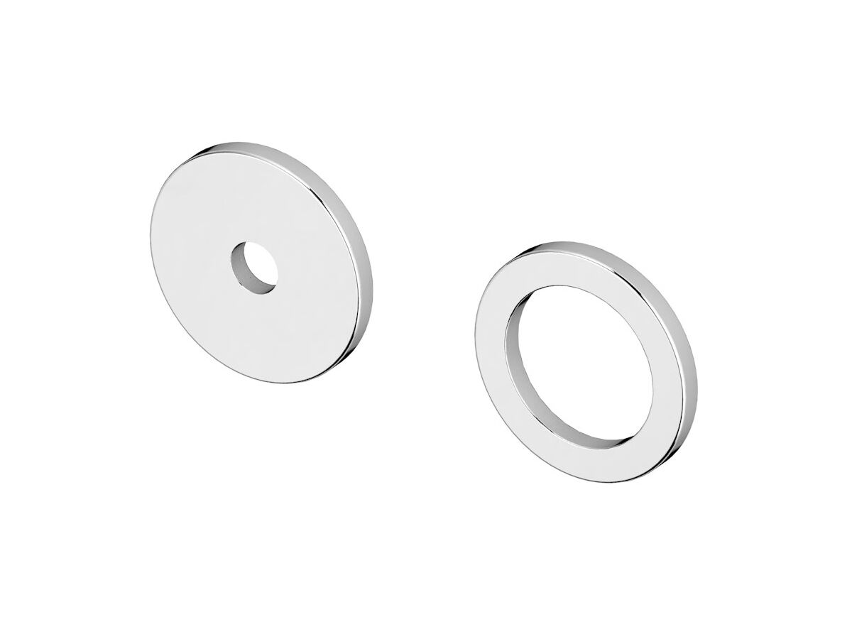 reece Mizu Stream Wall Mixer Cover Plates Only 2-Piece Chrome