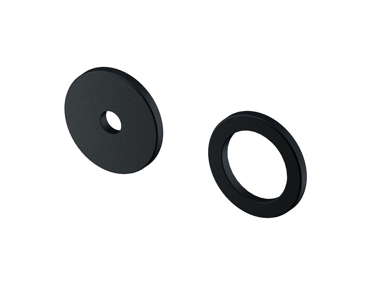 reece Mizu Stream Wall Mixer Cover Plates Only 2-Piece Matte Black