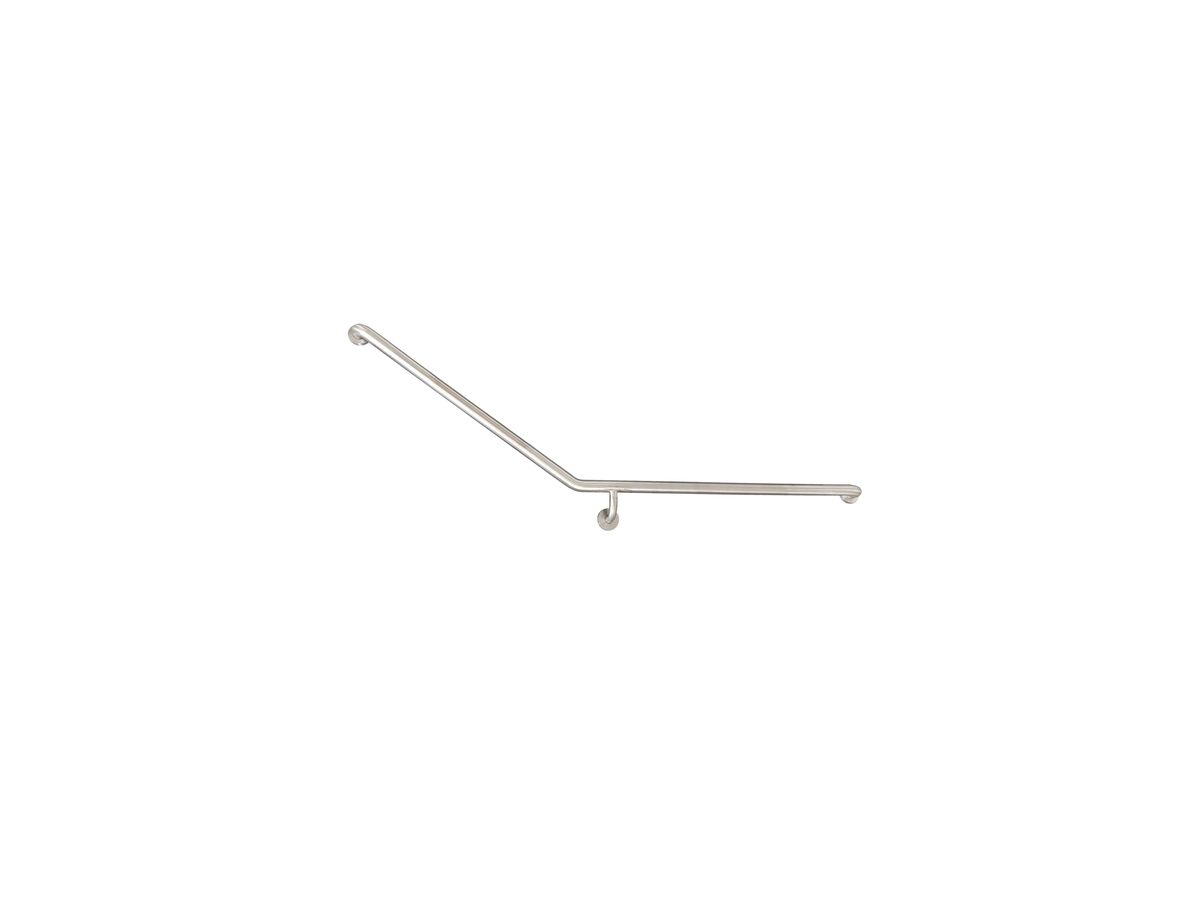 reece Mobi 840 x 700mm x 140 Degree Right Hand Grab Rail Satin Stainless Steel
