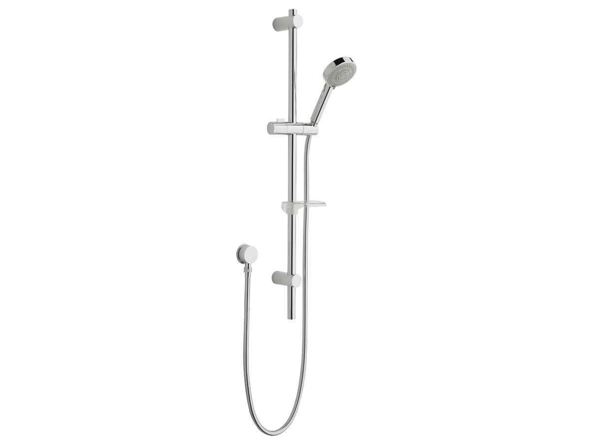 reece Nikles Fresh Single Rail Shower 3 Function Handshower with Wall Water Inlet Chrome (3 Star)