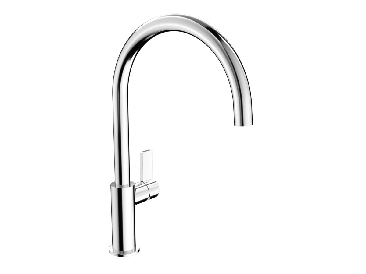 reece Nobili Flag Gooseneck Sink Mixer Tap Chrome (4 Star) Lead Free