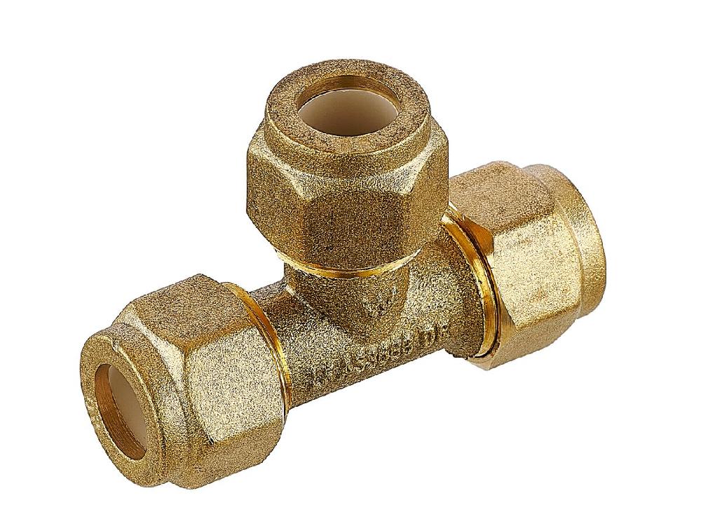 reece Nylon Olive Tee 15mm Copper x 15mm Copper x (15mm Copper)