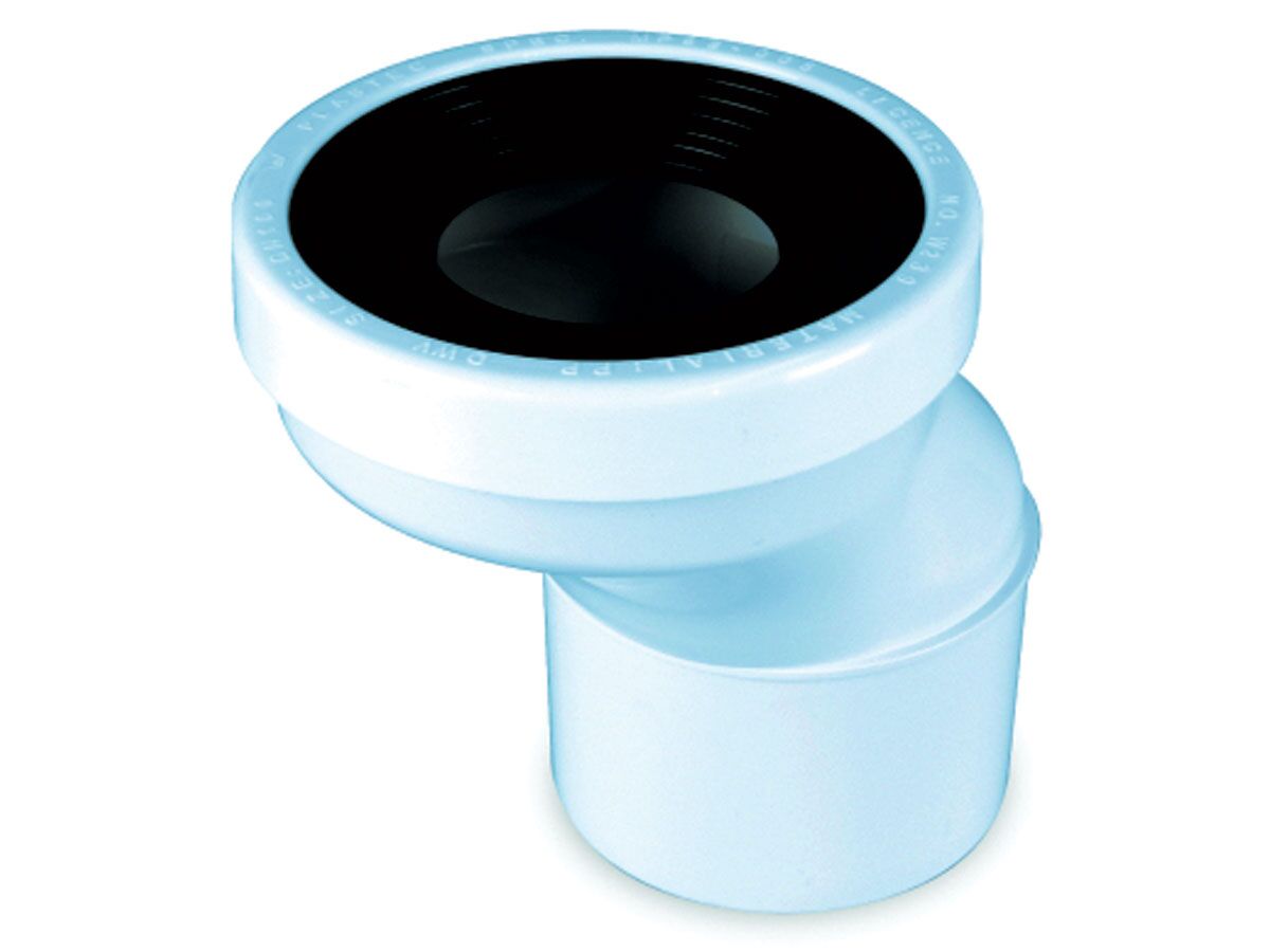 reece Offset Pan Connector Solvent Weld PVC Approved 100mm x 40mm