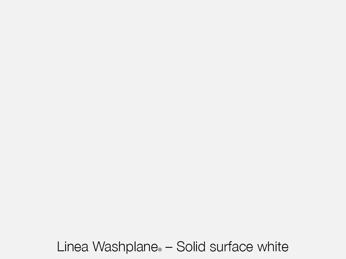Reece Omvivo Linea Single Washplane 800mm Solid Surface White