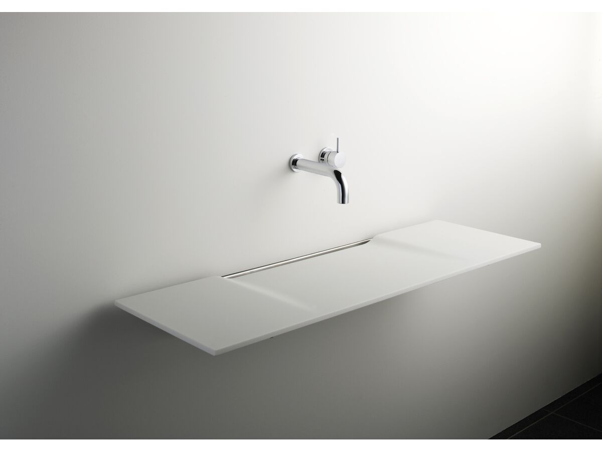 reece Omvivo Linea Single Washplane 800mm Solid Surface White reece Omvivo Linea Single Washplane 800mm Solid Surface White