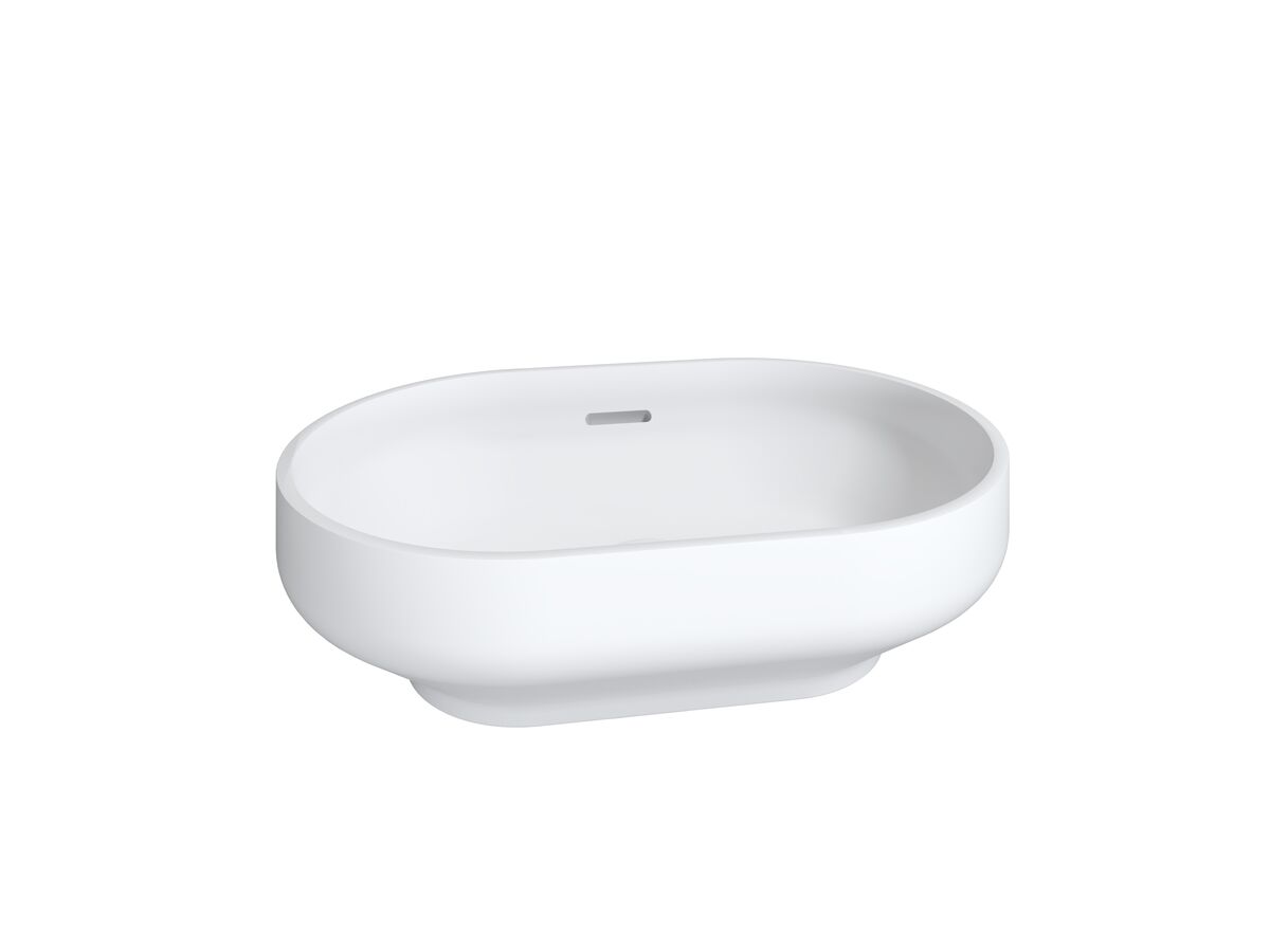 reece Omvivo Venice 450 Counter Basin Oval Solid Surface with Overflow White reece Omvivo Venice 450 Counter Basin Oval Solid Surface with Overflow White
