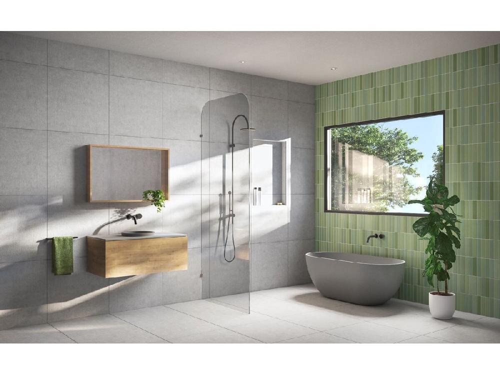 Reece Omvivo Villa Freestanding Bath 1500 X 700mm Cove Grey