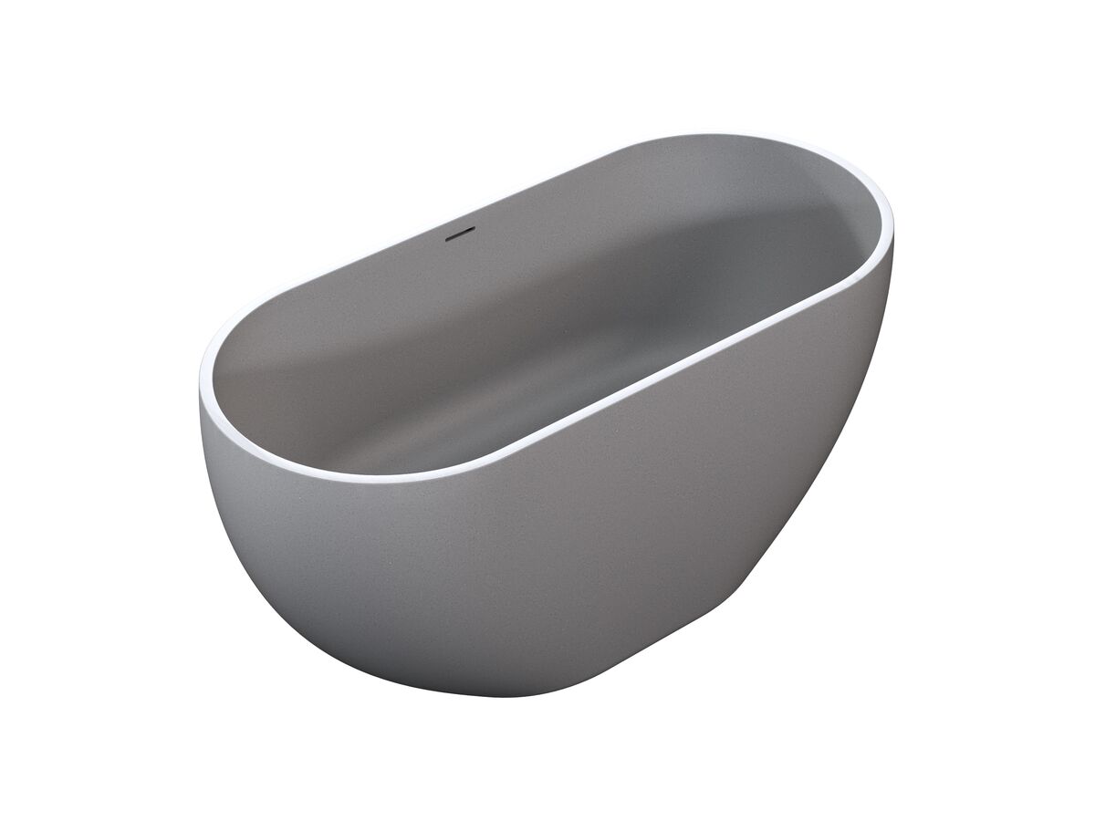 reece Omvivo Villa Freestanding Bath 1500 x 700mm Cove Grey