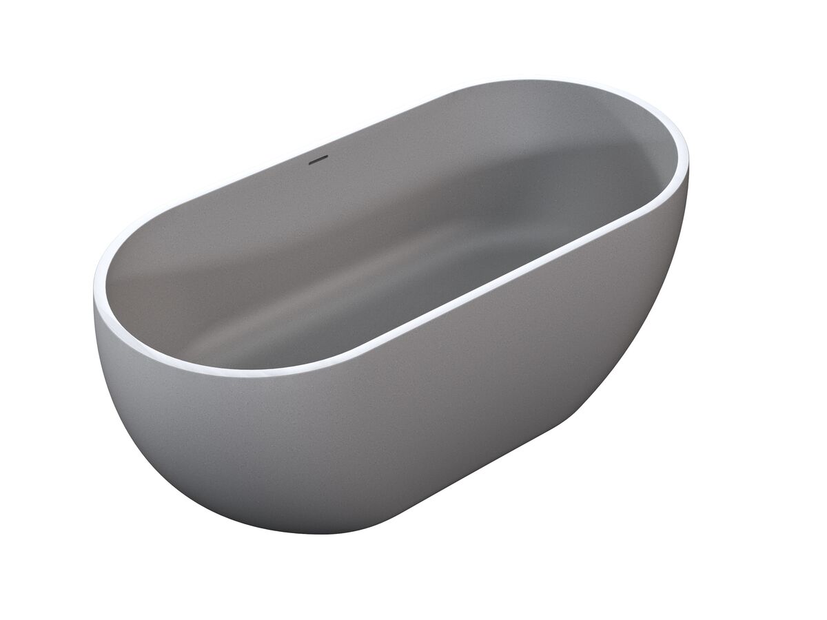 reece Omvivo Villa Freestanding Bath 1725 x 820mm Cove Grey